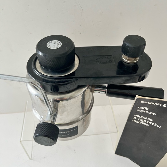 Benjamin & Medwin Vintage Espresso Capuccino Stovetop Coffee Brewer & Steamer - Picture 13 of 14